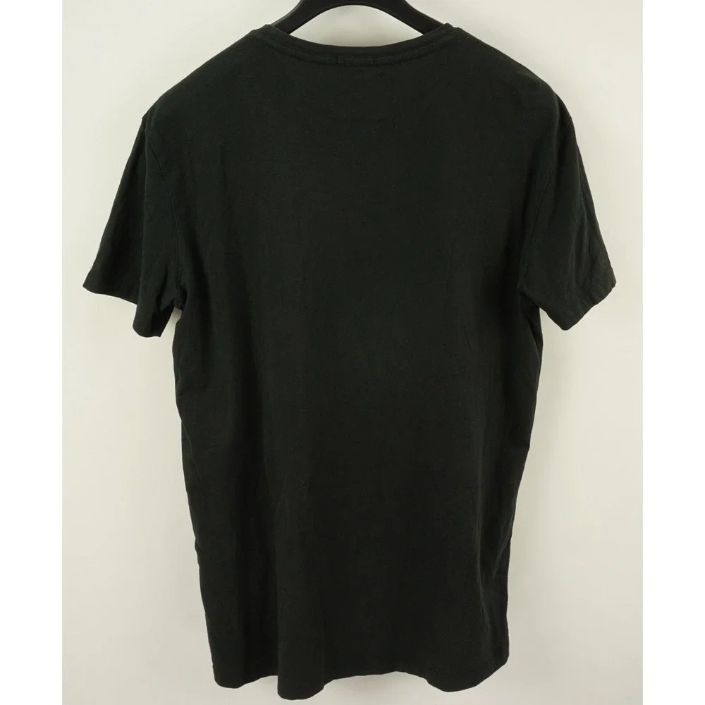True Religion Big Buddha Men's Medium Short Sleeve‎ Black Graphic Crew T-Shirt